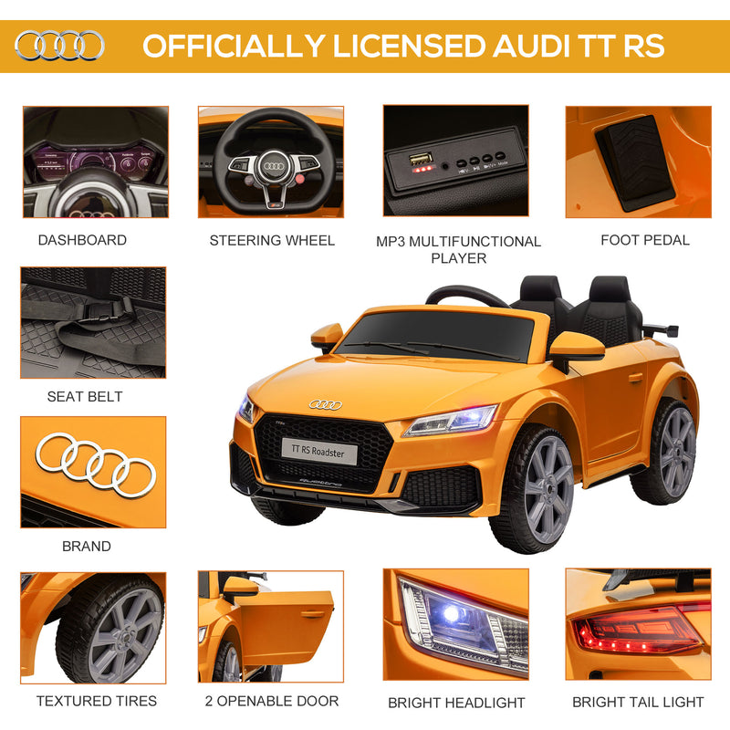 Audi tt rs 6v electric ride on car on sale