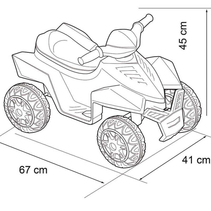 Feber Quad Racy 6V Red