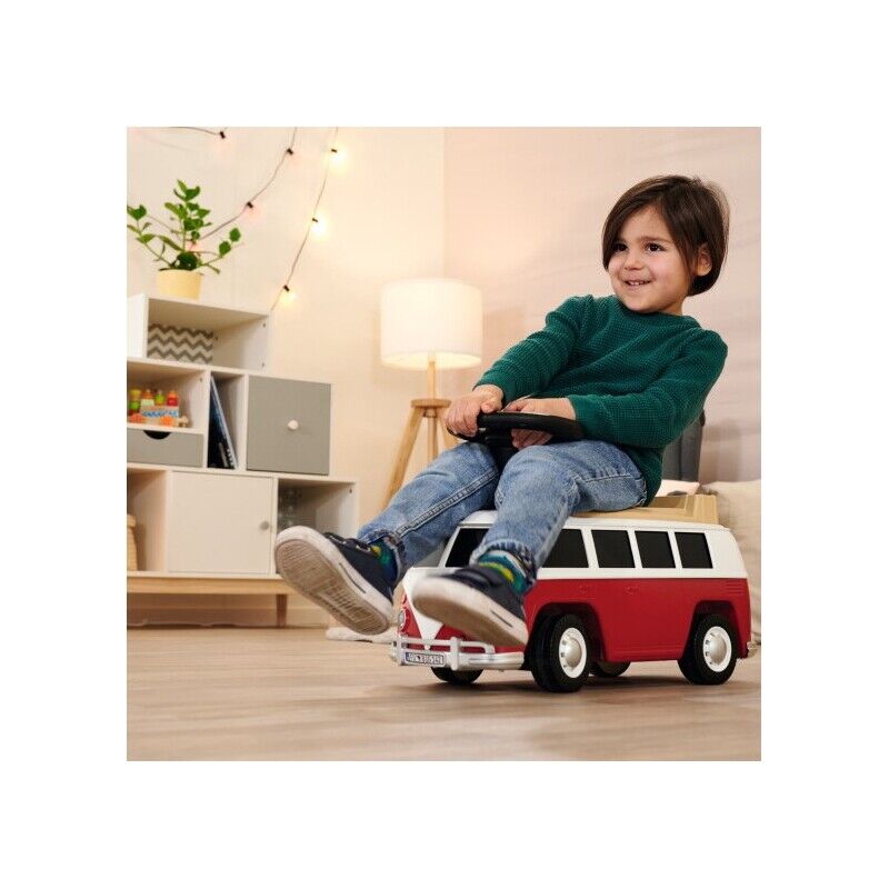 Ride in Style with the Volkswagen Van Car for Kids Complete with Sound Effects