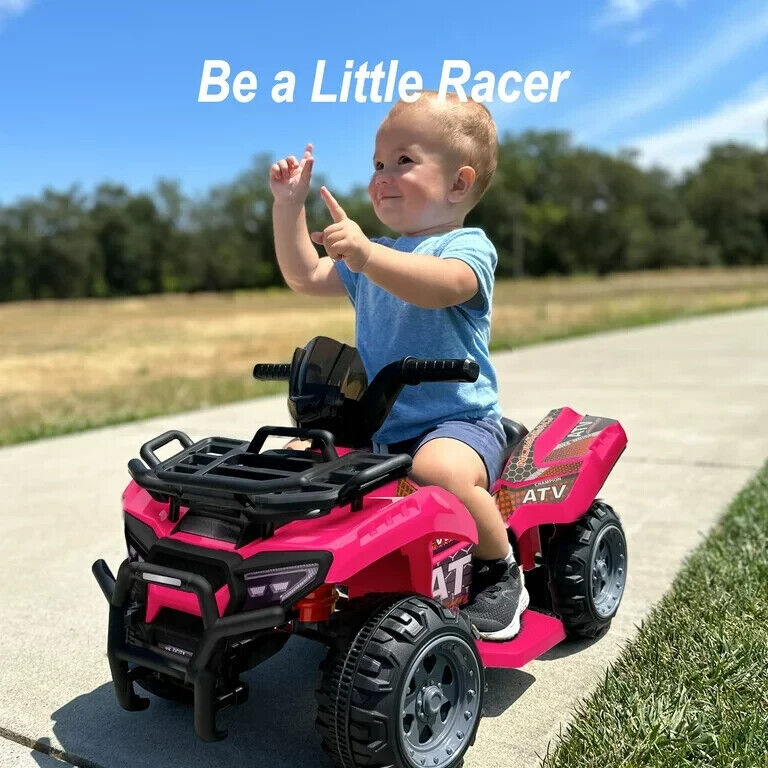 Pink four wheeler for toddlers best sale