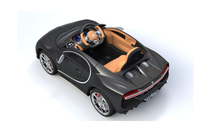 DAKOTT Bugatti Chiron Electric Ride-On Vehicle in Sleek Black