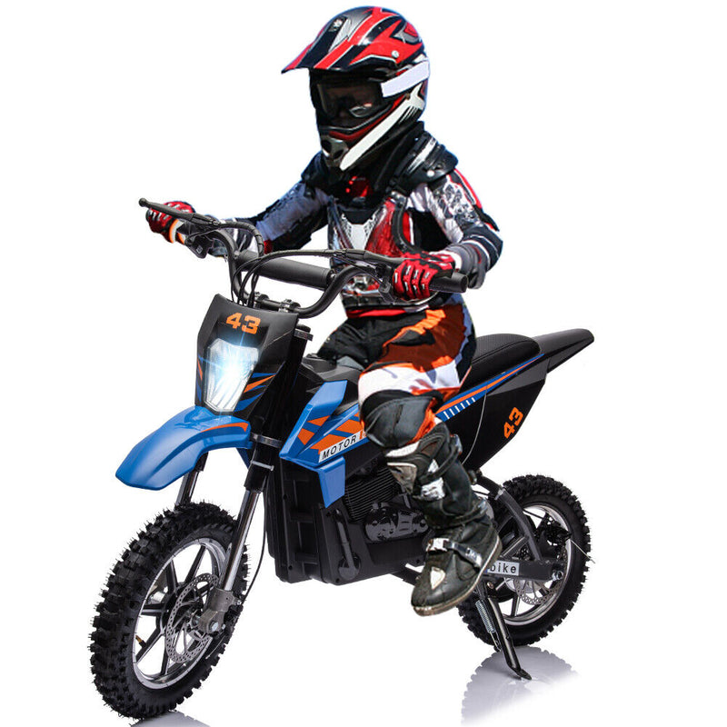 Powerful 36V Electric Dirt Bike for Kids with Variable Speed up to 15.5MPH