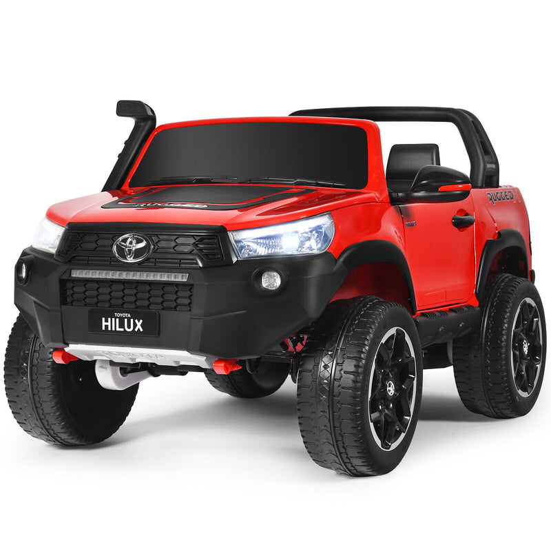 2-Seater Toyota Hilux Ride On Truck Car with Remote Control - Red