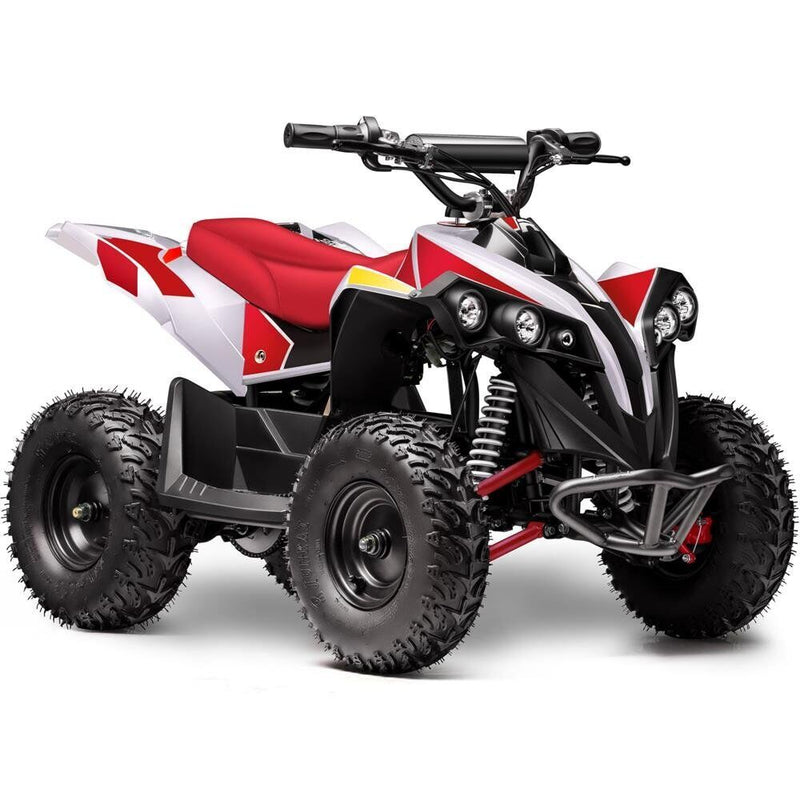 MotoTec Electric Bully 36v 1000w All Terrain Vehicle in White