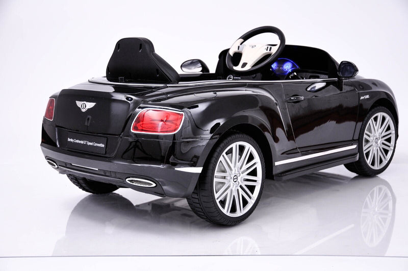 Licensed Bentley 12V Electric Car with R/C, Music, and Lights for Kids in Various Colors