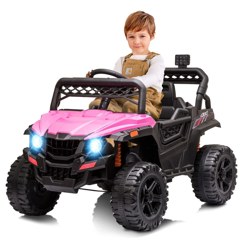 12V Kids Ride On Car Truck with Remote Control and Spring Suspension