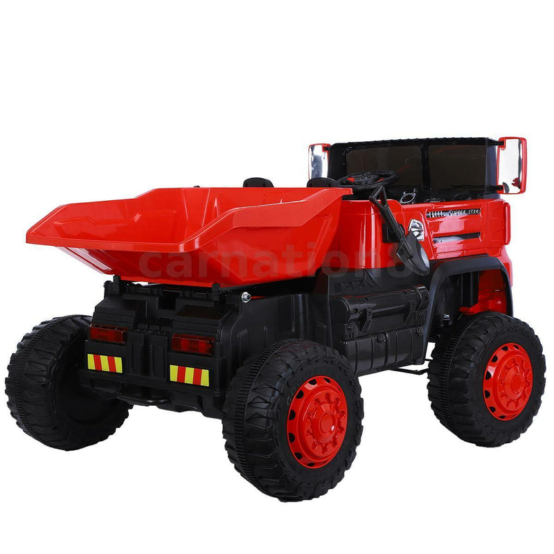 12V Four-wheel Drive Construction Truck 2.4G Remote Control/App Control Children's Electric Ride On Vehicle