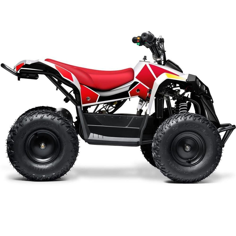 MotoTec Electric Bully 36v 1000w All Terrain Vehicle in White