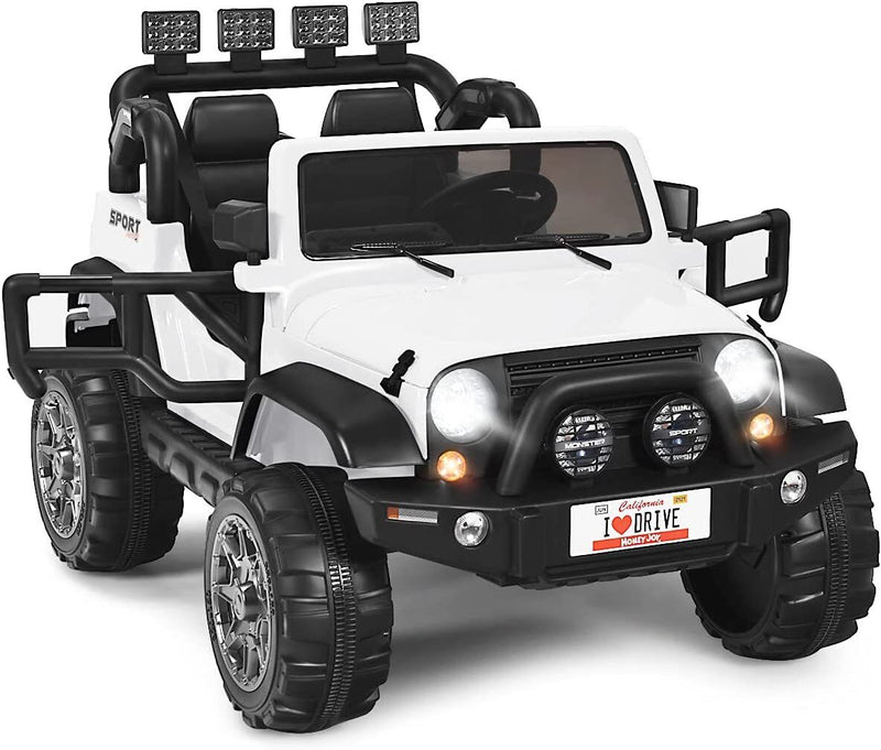 Off-Road Adventure 12V Ride-On Truck with Remote Control and Slow Start Feature