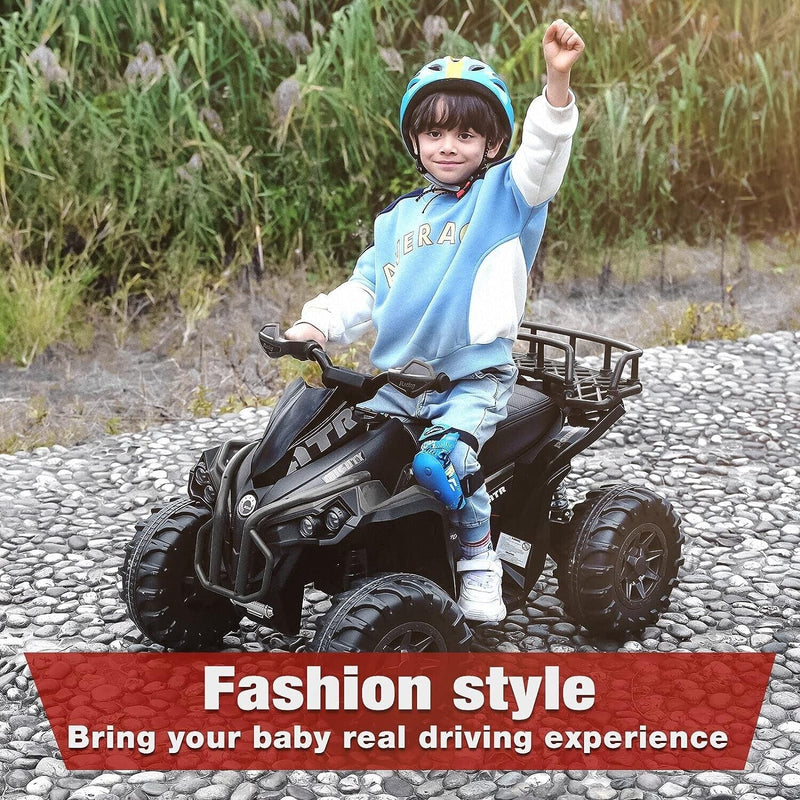 Electric ATV for Kids 3-7 Years Old - Perfect Gift for Children - Four-Wheeler Quad Bike for Boys and Girls