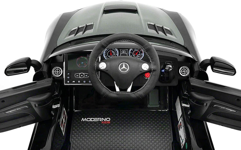 2023 Obsidian SLS AMG Mercedes Benz Car for Children 12V Electric Kids Ride-on Vehicle