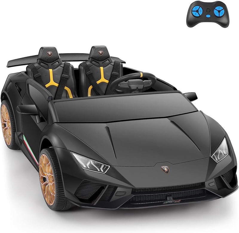 Lamborghini ride on hot sale remote control car