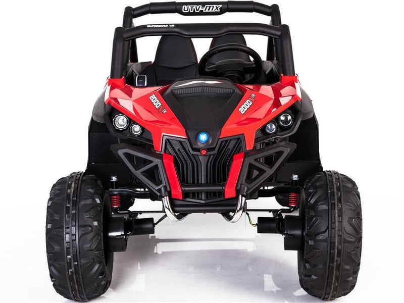 Electric UTV Children's Ride On 12V Battery Operated 4x4 Utility Vehicle 2-Seat Car