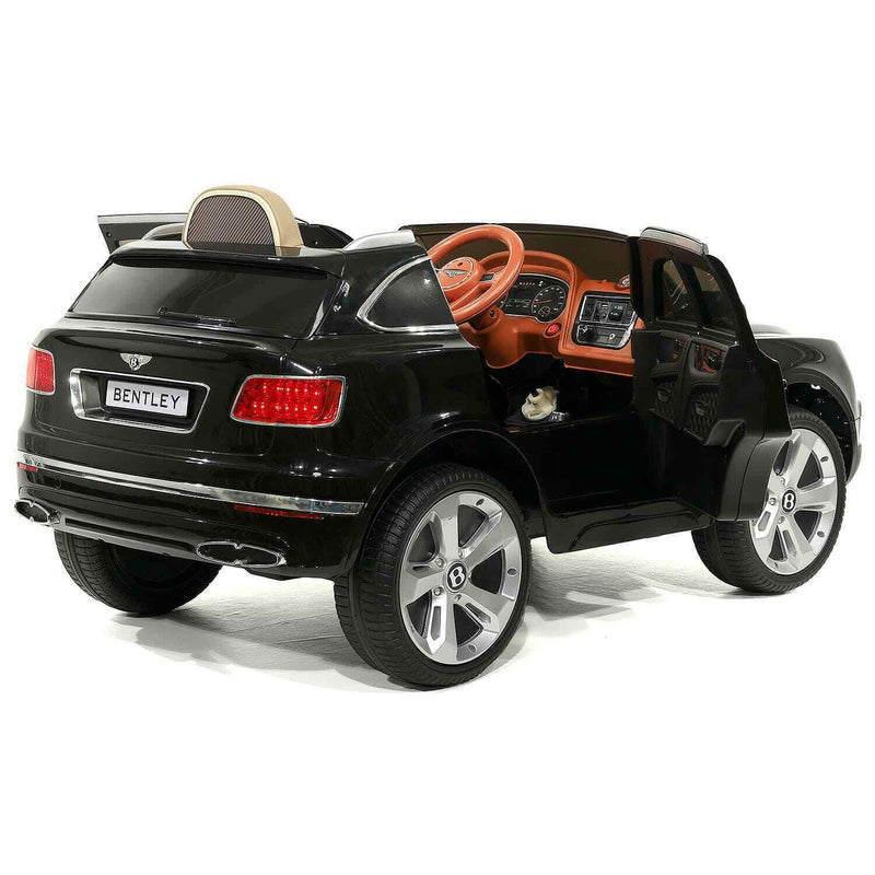 12V Kids Ride-On Car SUV with Licensed Bentley Bentayga Design, EVA Rubber Tires, 2 Motors, and Remote Control