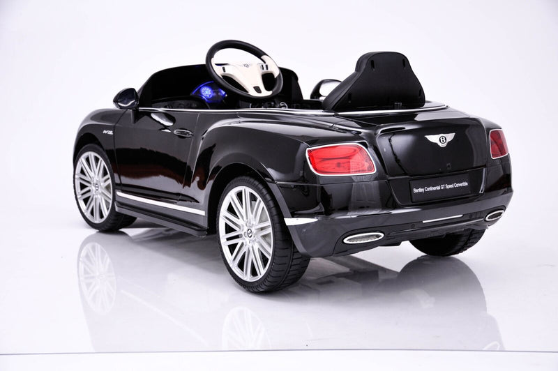 Licensed Bentley 12V Electric Car with R/C, Music, and Lights for Kids in Various Colors