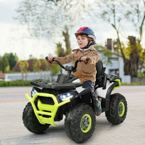 MP3 LED Lights Ride On Toy for Kids: Electric 4-Wheeler ATV Quad