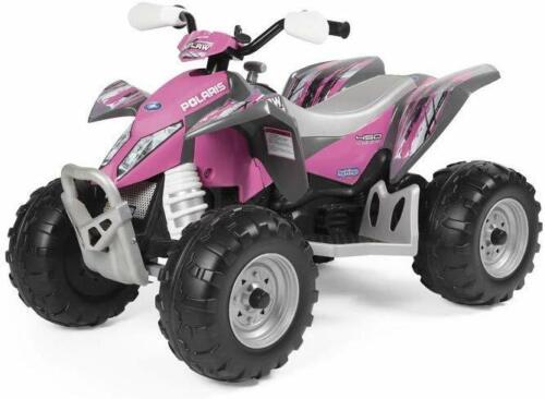 Peg Perego Polaris Kids' ATV Quad Car Motor Toy - Pink for Girls