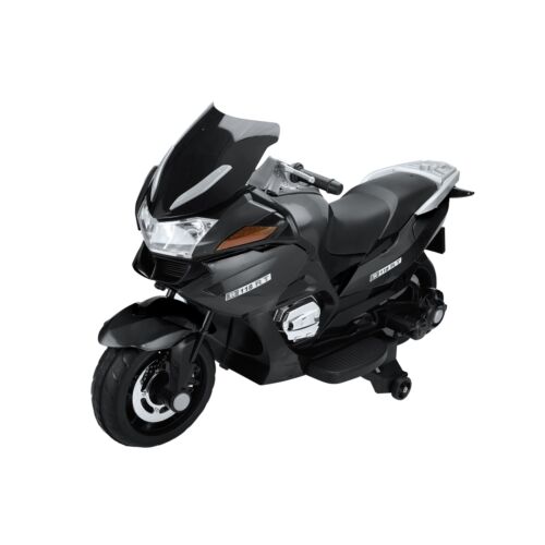 Black 12V Electric Kids Ride On Motorcycle by Elegant Choise