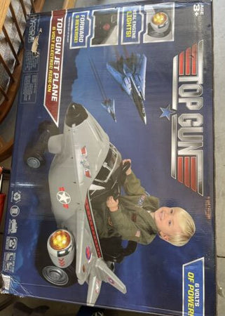 NEW Top Gun hotsell Jet Plane 6v Electric Ride On