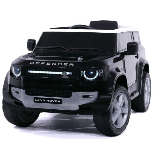 Licensed 12V Land Rover Defender Ride-On Car for Kids with LED Lights, MP3 Player, and Remote Control