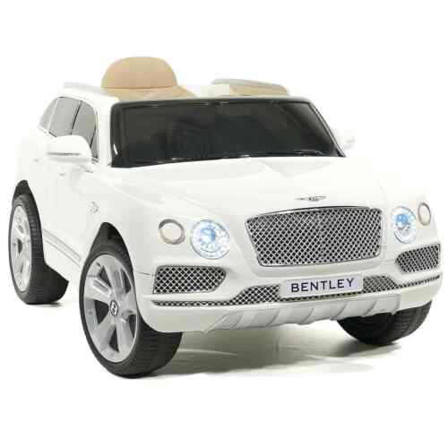 LICENSED BENTLEY BENTAYGA 12V CHILD'S RIDE-ON TOY SUV WITH EVA RUBBER WHEELS, TWIN MOTORS, AND REMOTE CONTROL ACCESS.