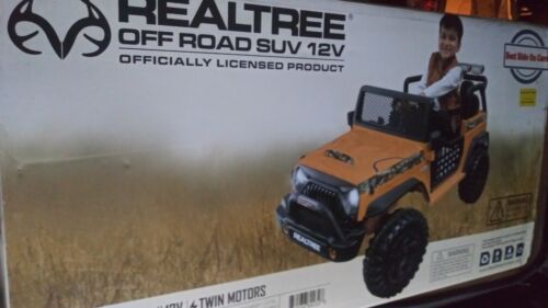 Introducing the 12V Orange Realtree Off Road SUV for Adventurous Kids