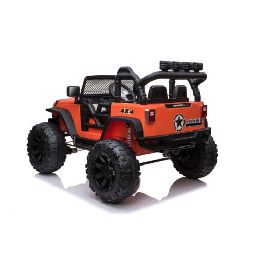 Orange Dual Control Kids Ride-on Vehicle with 40W*2 12V9AH*1 Power Supply