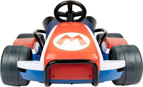 Super Mario Kart 24V Battery-Powered Ride-On Racer with 3 Speeds - Speeds  Up to 8 MPH