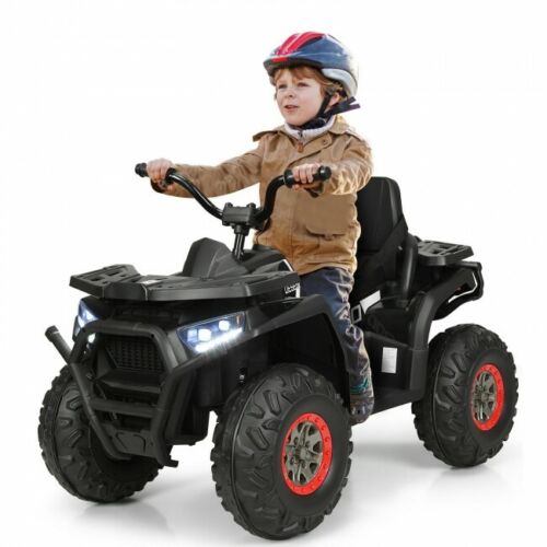 MP3 LED Lights Ride On Toy for Kids: Electric 4-Wheeler ATV Quad