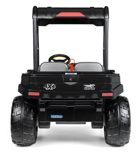 Peg Perego John Deere Gator XUV in Sleek Midnight Black - 12-Volt Battery-Powered Ride-On Vehicle