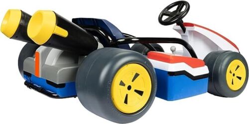 Super Mario Kart Deluxe Kids Ride On 24V Battery Powered Electric Car Toy,  Up to 8MPH, 3 Speeds & Reverse, Weight Limit 81 lbs.
