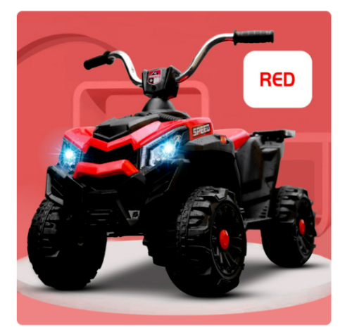 Kids' Electric Off-Road ATV with Musical Features and Illuminating Lights for Children