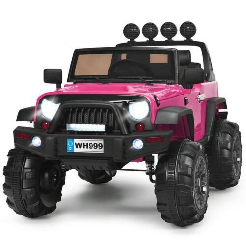 Bluetooth Ride-On Truck for Kids with Headlights and Remote Control - Suitable for Ages 3 to 7