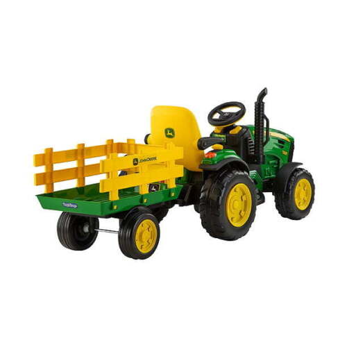 John Deere Electric Tractor Trailer Ride-On for Kids: A Fun and Exciting Toy for Little Farmers!