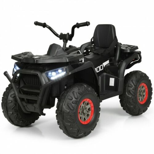 MP3 LED Lights Ride On Toy for Kids: Electric 4-Wheeler ATV Quad