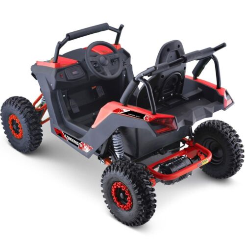 MotoTec Raider Children's UTV 48v 1200w Full Suspension Crimson