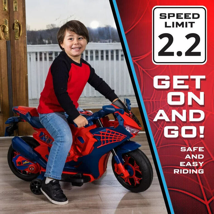 Spiderman motorcycle 12v online