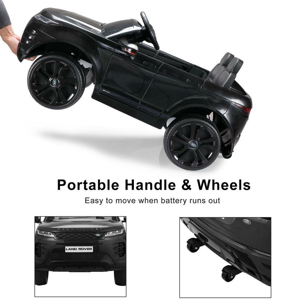 Range rover ride on toy car with remote control on sale