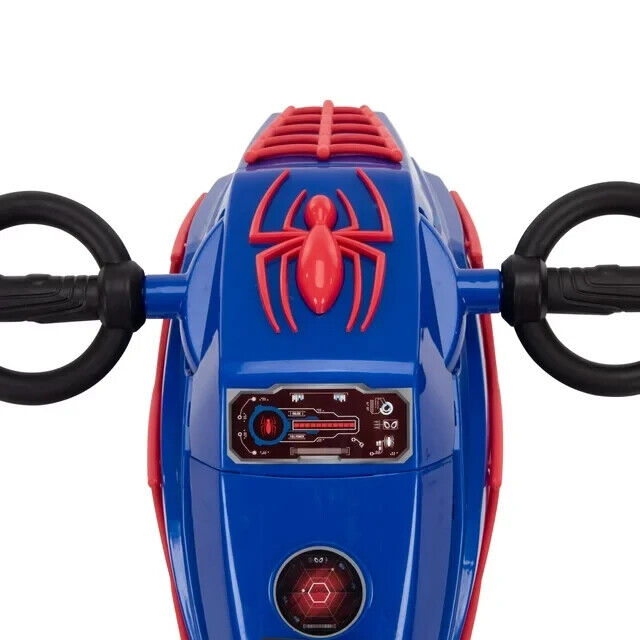 Spiderman battery hot sale powered motorbike