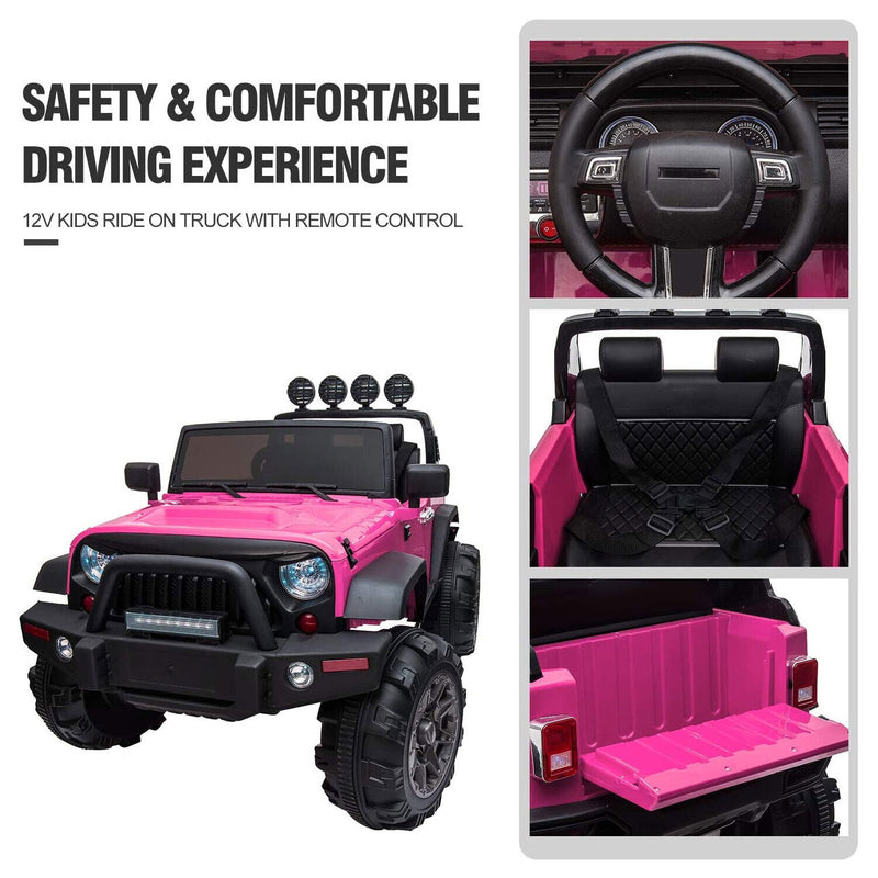 Pink fashion kid jeep