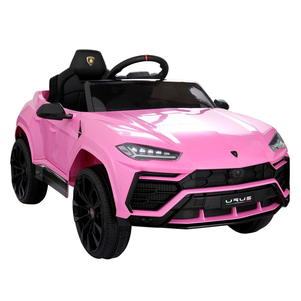 TOBBI 12V Pink Lamborghini SUV Ride-On Car with Remote Control and MP3