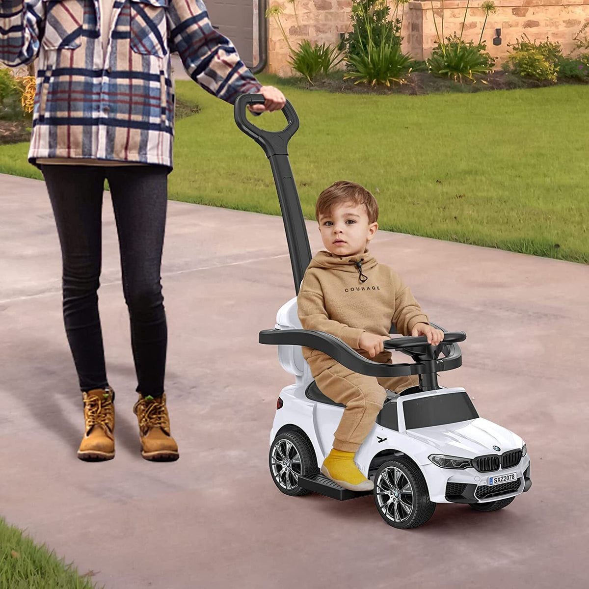 Bmw toddler push car online