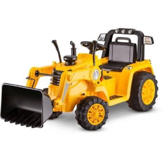 Kid Trax 6V Caterpillar Tractor Battery Powered Ride On Yellow